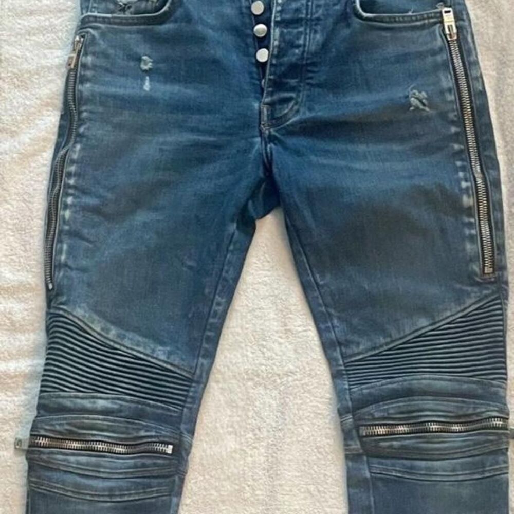 Amiri Men's Blue and Navy Jeans